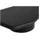 Della Black Free Form Large Concrete Top Outdoor Cocktail Table