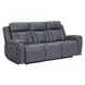 Maveric Bette Lapis 91" Zero Gravity Triple Power Reclining Sofa with Drop Down Table and USB Charging