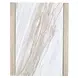 Northcrest Gallery Buff and Antique Silver Rectangular Marble Top End Table
