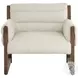 Whitby Geralt Linen Lounge Chair