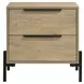 Newhall Vintage Oak Melamine Panel Bedroom Set