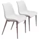 Magnus White And Walnut Dining Chair Set Of 2