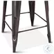 Rustic Revival Light Brown Industrial Bar Stool