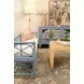 Opal Painted Light Blue Soft Close 4 Door Buffet