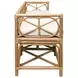 Ferguson Ivory Performance Cushion Bench In Rattan Frame