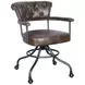 Brisbane Antique Whiskey Leather Office Chair