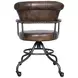 Brisbane Antique Whiskey Leather Office Chair