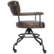Brisbane Antique Whiskey Leather Office Chair