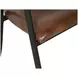 Brisbane Chestnut Leather Halstead Dining Chair