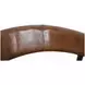 Brisbane Chestnut Leather Halstead Dining Chair