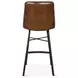 Brisbane Chestnut Leather Murphy Counter Height Stool