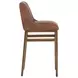Halden Bravo Cognac Upholstered Bar Stool