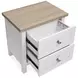 Windmill Harbour White Whisp and Sand Panel Bedroom Set