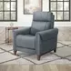 Conrad Blue Dusk High Leg Power Recliner with USB Charging