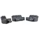 Maveric Bette Lapis 91" Zero Gravity Triple Power Reclining Sofa with Drop Down Table and USB Charging