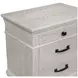Silver Sands Gray 3 Drawer Nightstand
