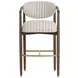 Gavina Gifford Script Upholstered Bar Stool