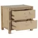 Alpine Distressed Oak 2 Drawer Nightstand