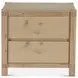 Alpine Distressed Oak 2 Drawer Nightstand