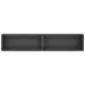 Glaze Onyx Rectangular Glass Top Console Table