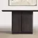Oakley Black 60" Rectangular Counter Height Table with Storage