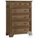 Forge Weathered Chestnut 6 Drawer Standard Chest