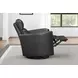 Arcadia Vintage Slate Leather Swivel Glider Power Recliner with USB Charging