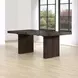Evan Brown 96" Extendable Rectangular Dining Table