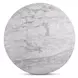 Tori White and Brown Outdoor 30" Round Marble Top Bar Table