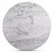 Tori White and Brown Outdoor 30" Round Marble Top Counter Height Dining Table