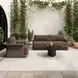 Logan Black Outdoor Round Coffee Table