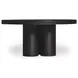 Logan Black Outdoor Round Coffee Table