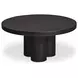Logan Black Outdoor Round Coffee Table