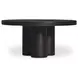 Logan Black Outdoor Round Coffee Table