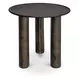 Deacon Deep Bronze Outdoor Round Side Table