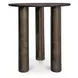 Deacon Deep Bronze Outdoor Round Side Table