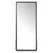 Figaro Black Rectangular Floor Mirror