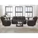 Eldridge Steamboat Brown Leather Zero Gravity Power Recliner with USB Charging