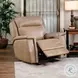 Fischer Saddle Leather Glider Power Recliner with Power Headrest and USB Charging