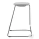 Finn Grey Steel And Light Grey Fabric Counter Height Stool Set Of 2