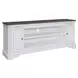 FIRE-244-TV82FTS Antique White and Weathered Bark 82" TV Stand