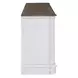 FIRE-244-TV82FTS Antique White and Weathered Bark 82" TV Stand