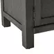 Living Room Console Gray 78" TV Stand with Fireplace Console