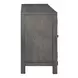 Living Room Console Gray 78" TV Stand with Fireplace Console