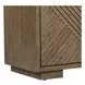 Living Room Console Brown 84" TV Stand with Fireplace