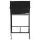 Sutton Black Leather Upholstered Counter Height Chair