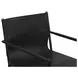 Sutton Black Leather Upholstered Counter Height Chair