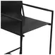 Sutton Black Leather Upholstered Counter Height Chair