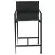 Sutton Black Leather Upholstered Counter Height Chair
