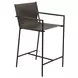 Sutton Olive Green Leather Upholstered Counter Height Chair